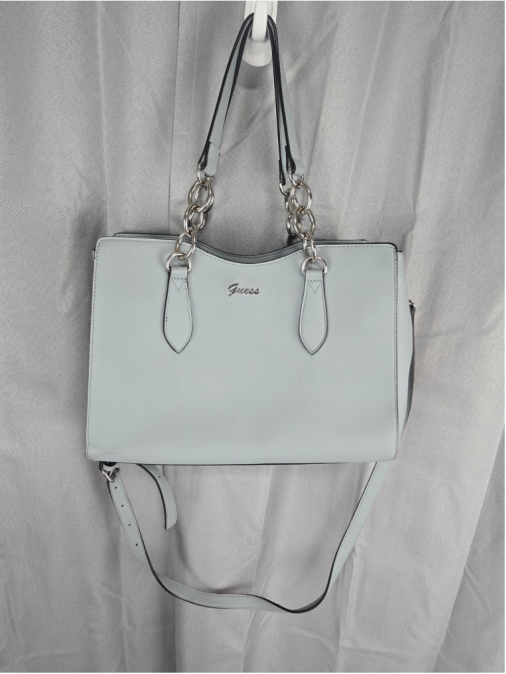 Women's Guess Satchel Bag One Size Light Blue